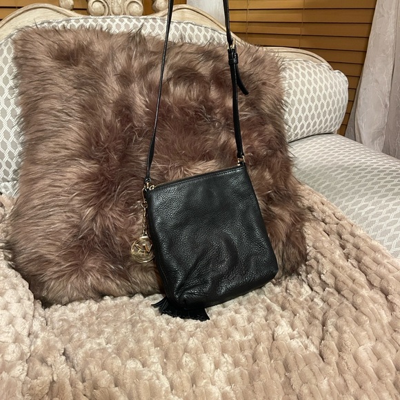 Michael Kors Black Crossbody Bag with Tassel - Picture 2 of 5